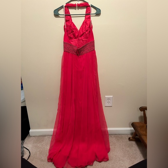 Mike Benet Formals Vintage Pink Prom Formal Dress 6 - Picture 4 of 8